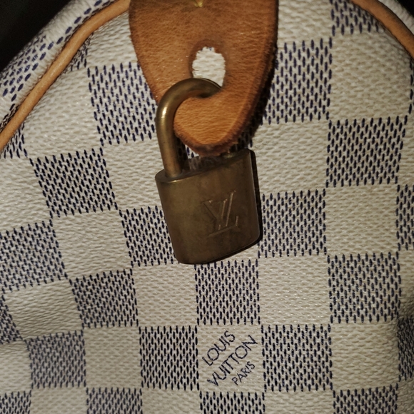 Louis Vuitton Speedy 25 Damier Azur Canvas *Sold* - Picture 5 of 8